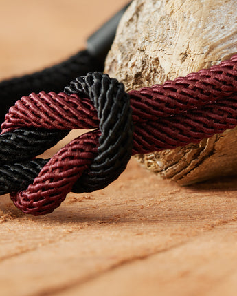 Classy Knot Two-Colored Rope Bracelet