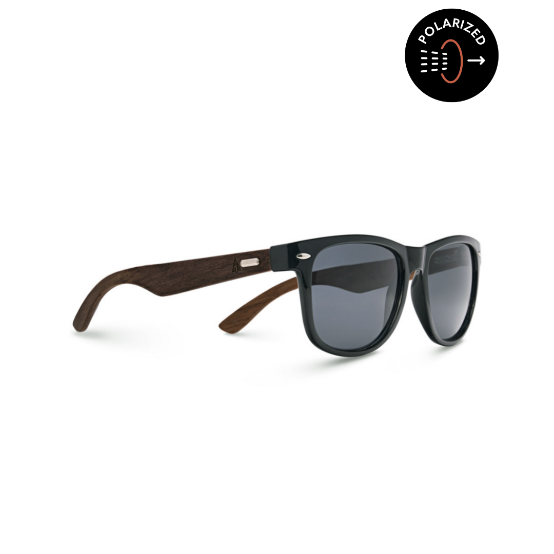 Bali 62 Black Men's Wooden Sunglasses