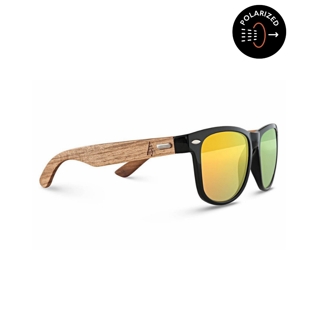 Bali 65 Brown Women's Wooden Sunglasses