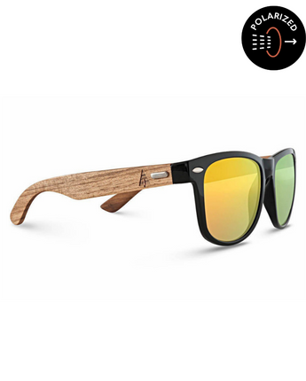 Bali 65 Brown Men's Wooden Sunglasses