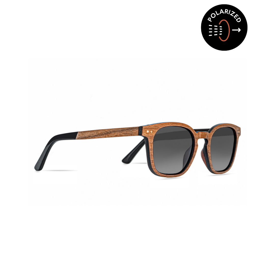 Everest Walnut Carbon RX Men's Wooden Sunglasses