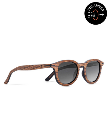 Heritage Zebrawood Carbon RX Women's Wooden Sunglasses