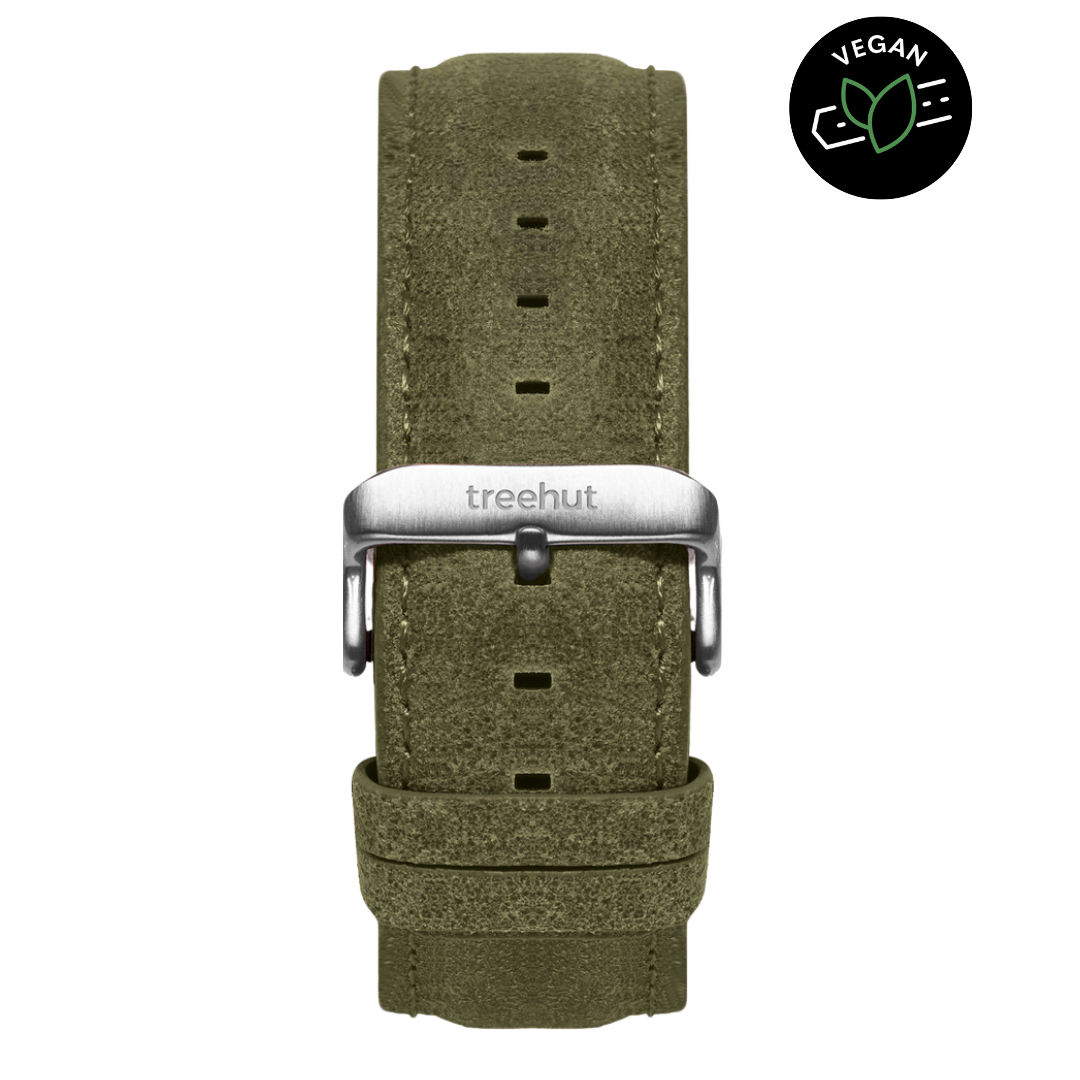 22mm Olive Vegan Band For Men
