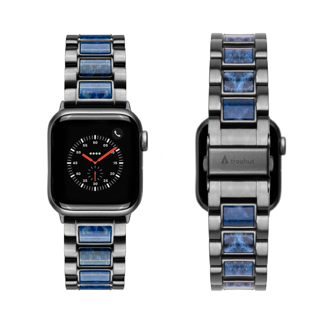 Apple Strap Marble Blue