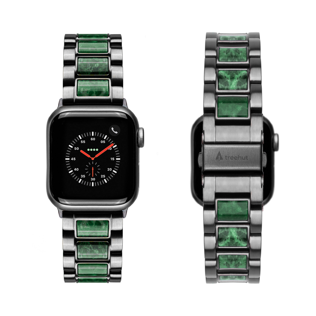 Apple Strap Marble Green