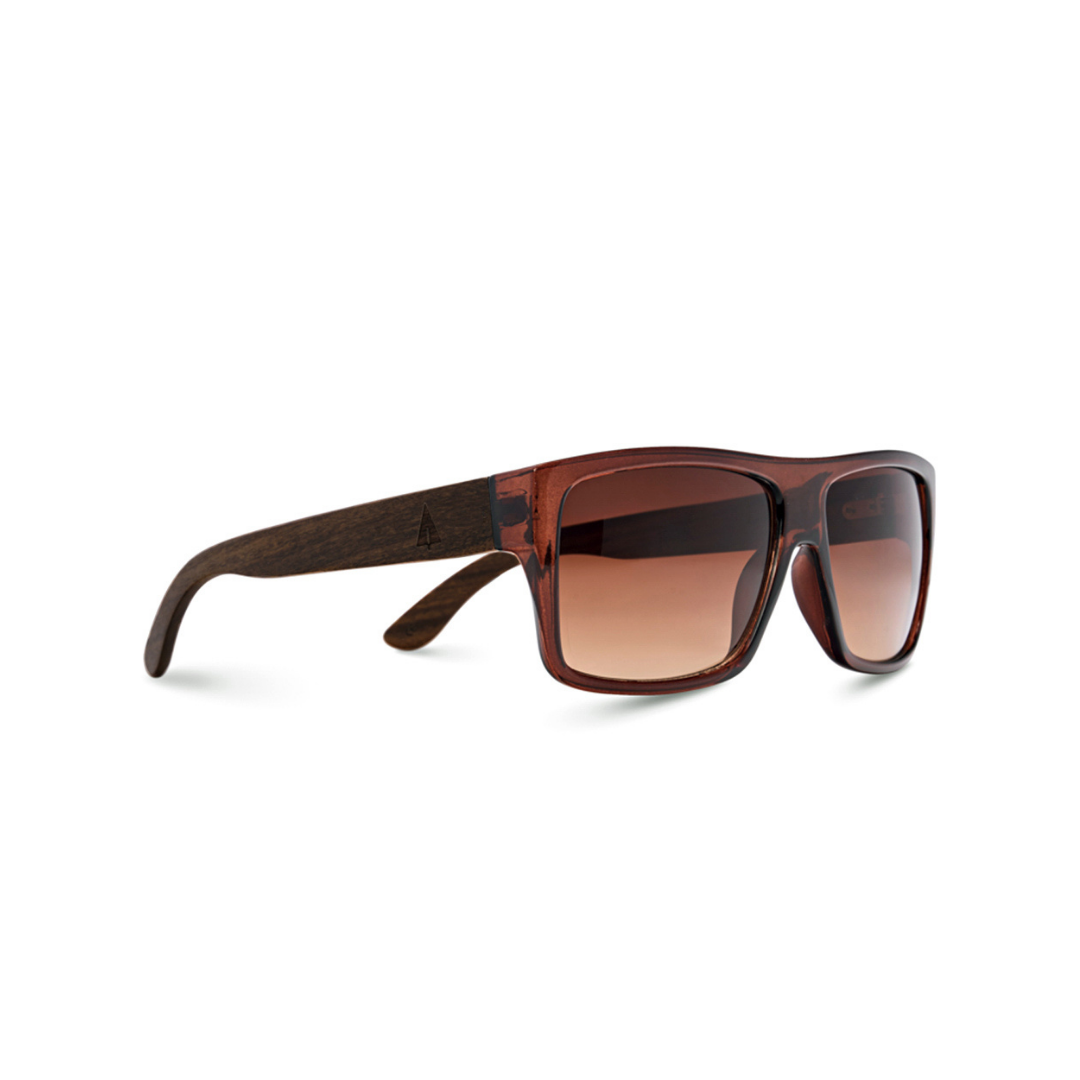 Carlton 43 Black Men's Wooden Sunglasses