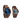 Couples Walnut Blue Couples Wooden Watch