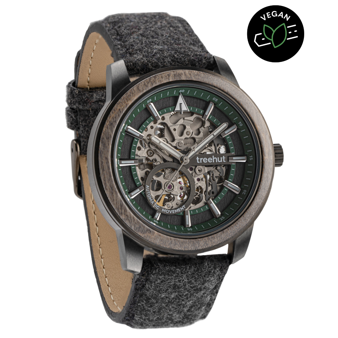 Immortal Grey Maple Vegan Automatic Men's Wooden Watch