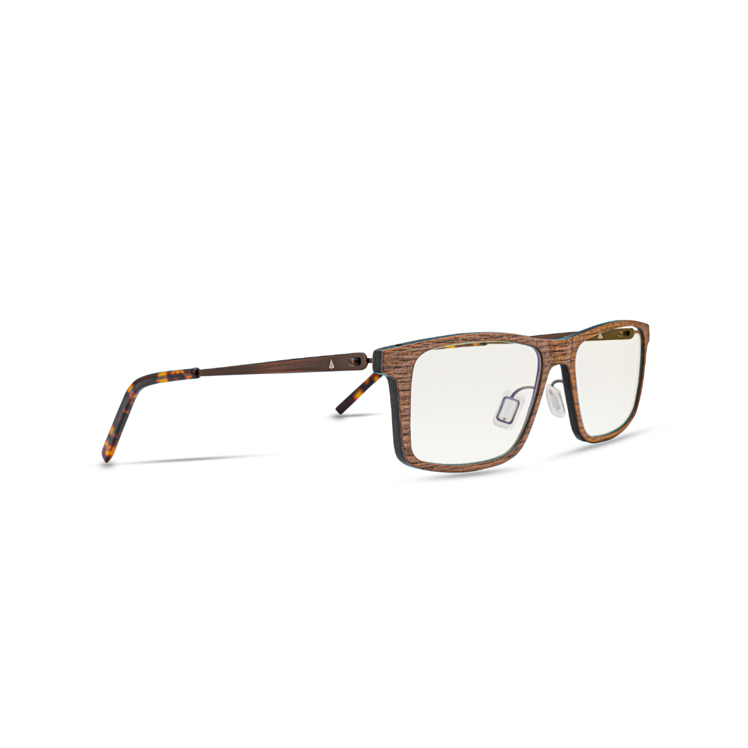 Forge Walnut blue light wood-glasses
