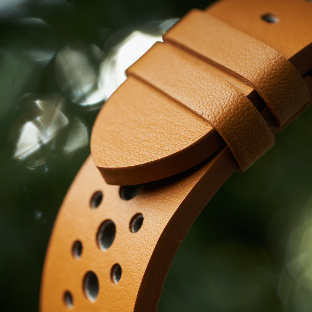 Apple Strap Ochre Brown Cactus Leather