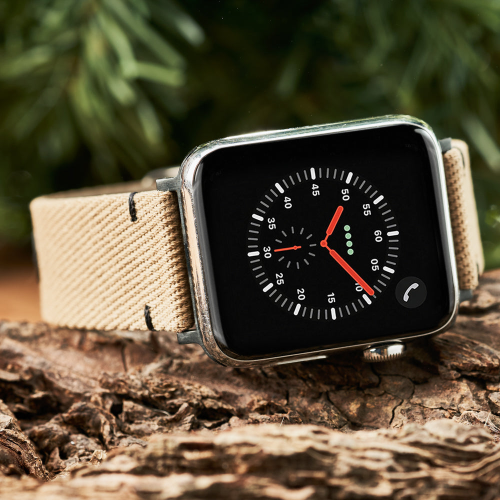Apple Strap Khaki Recycled Ocean Plastic