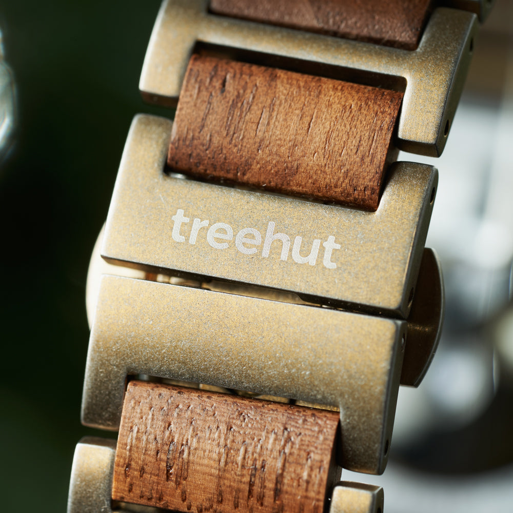 Apple Strap Walnut Gold