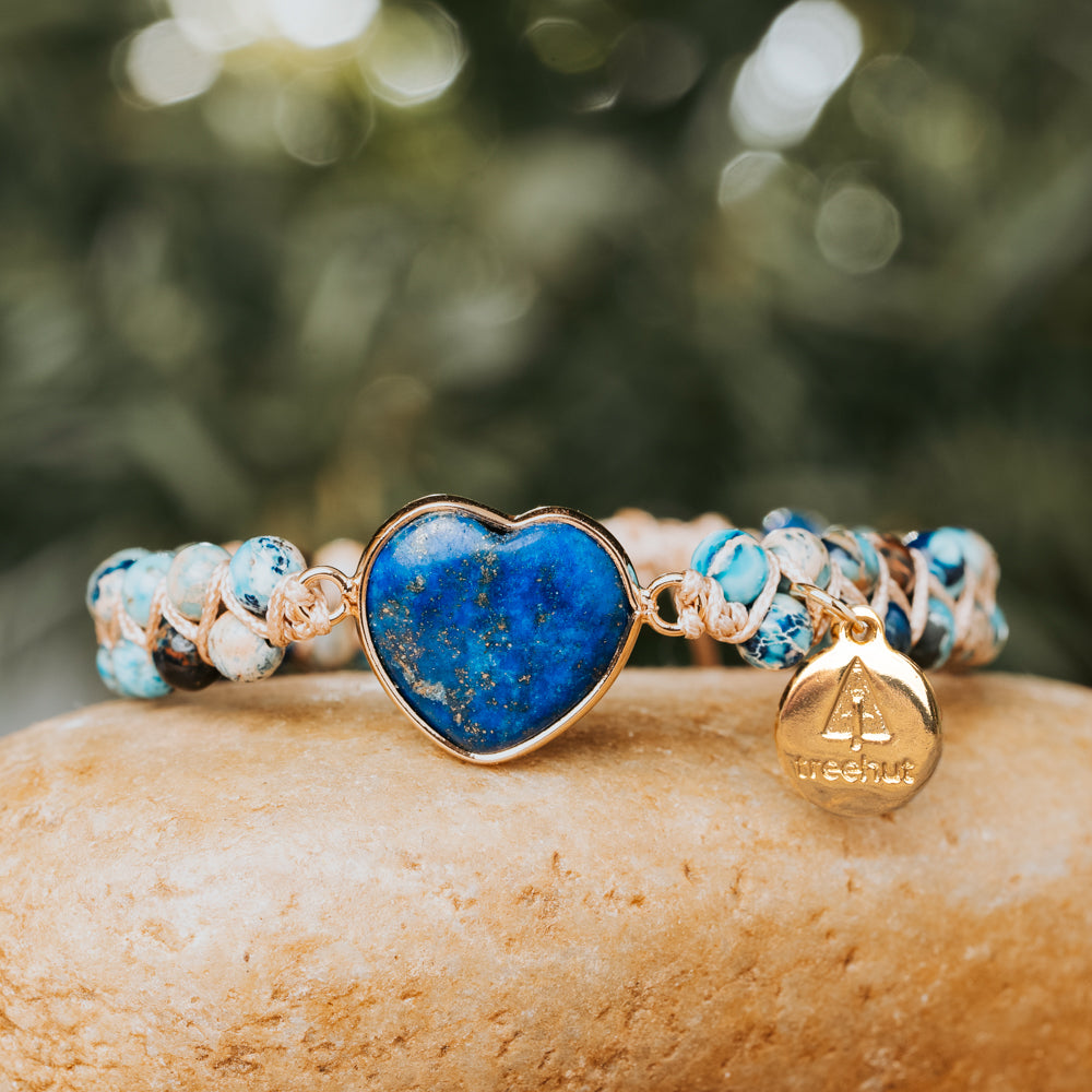 blue stone bracelet