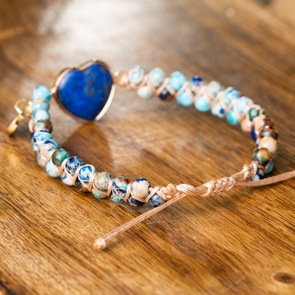 blue stone bracelet