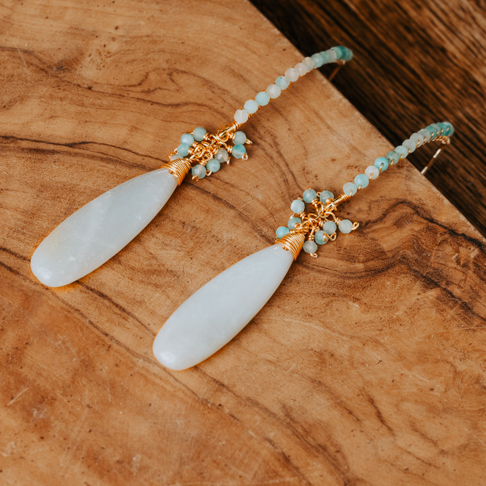 Amazonite Earrings