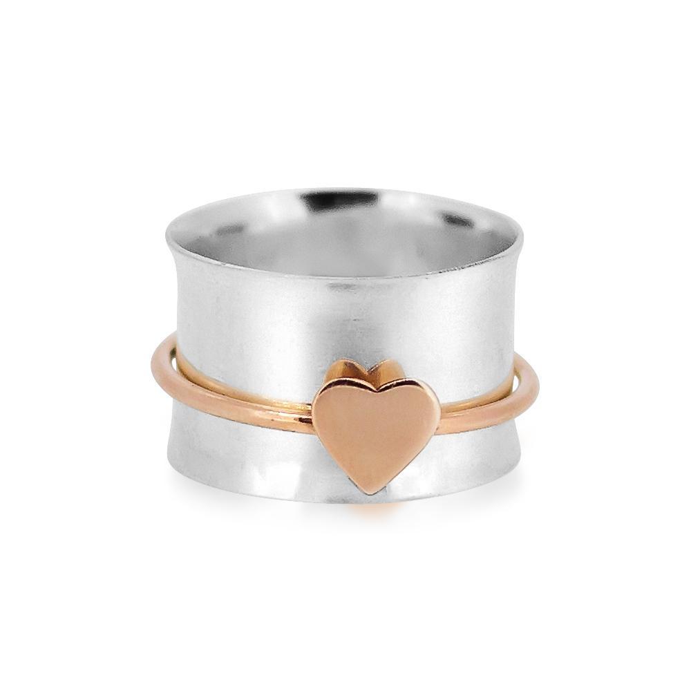 Heart Spinner Ring
