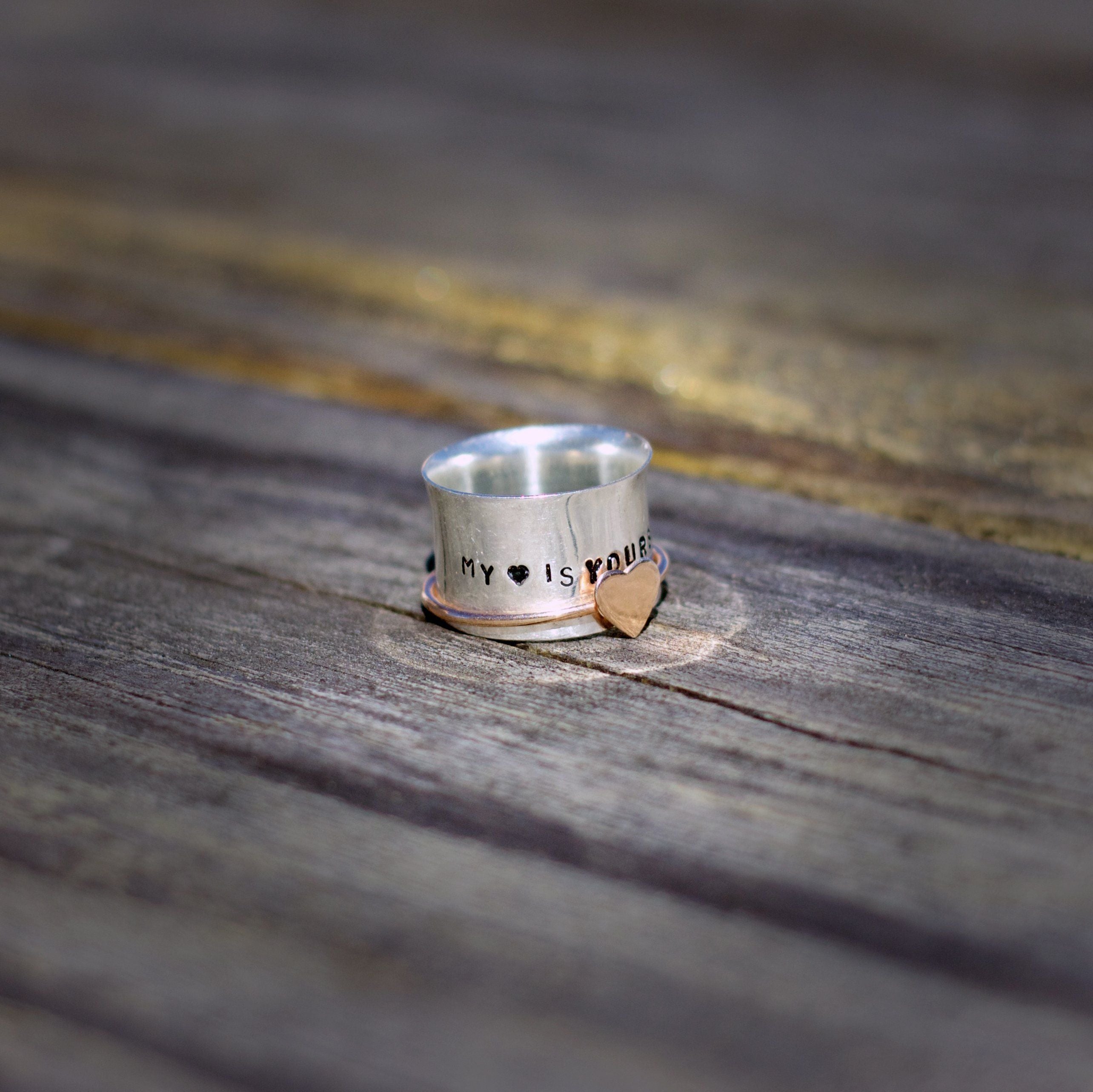 Heart Spinner Ring
