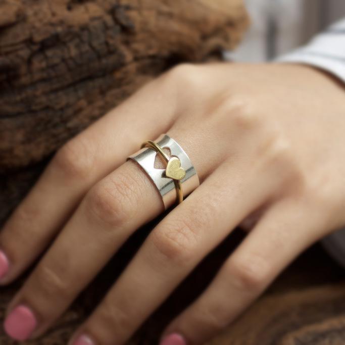 Forever Spinner Ring Women's Engraved Ring