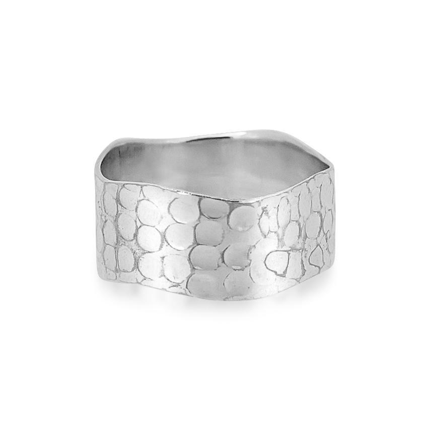 Harmony Silver Ring Women's Engraved Ring