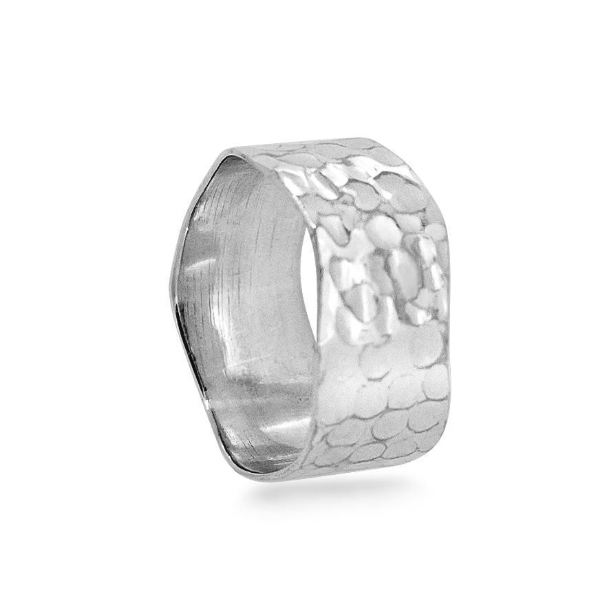 Harmony Silver Ring Women's Engraved Ring