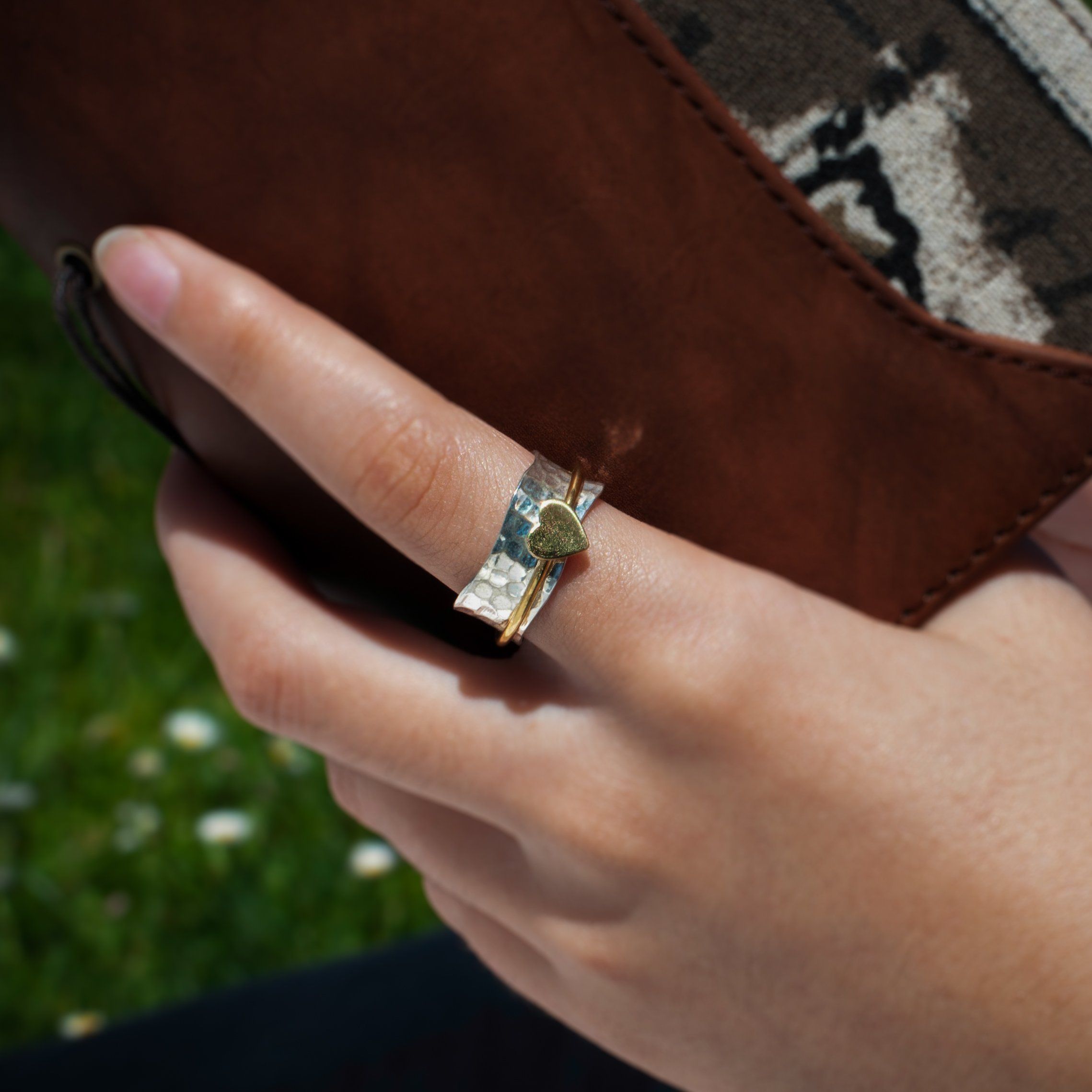 Heart Spinner Ring