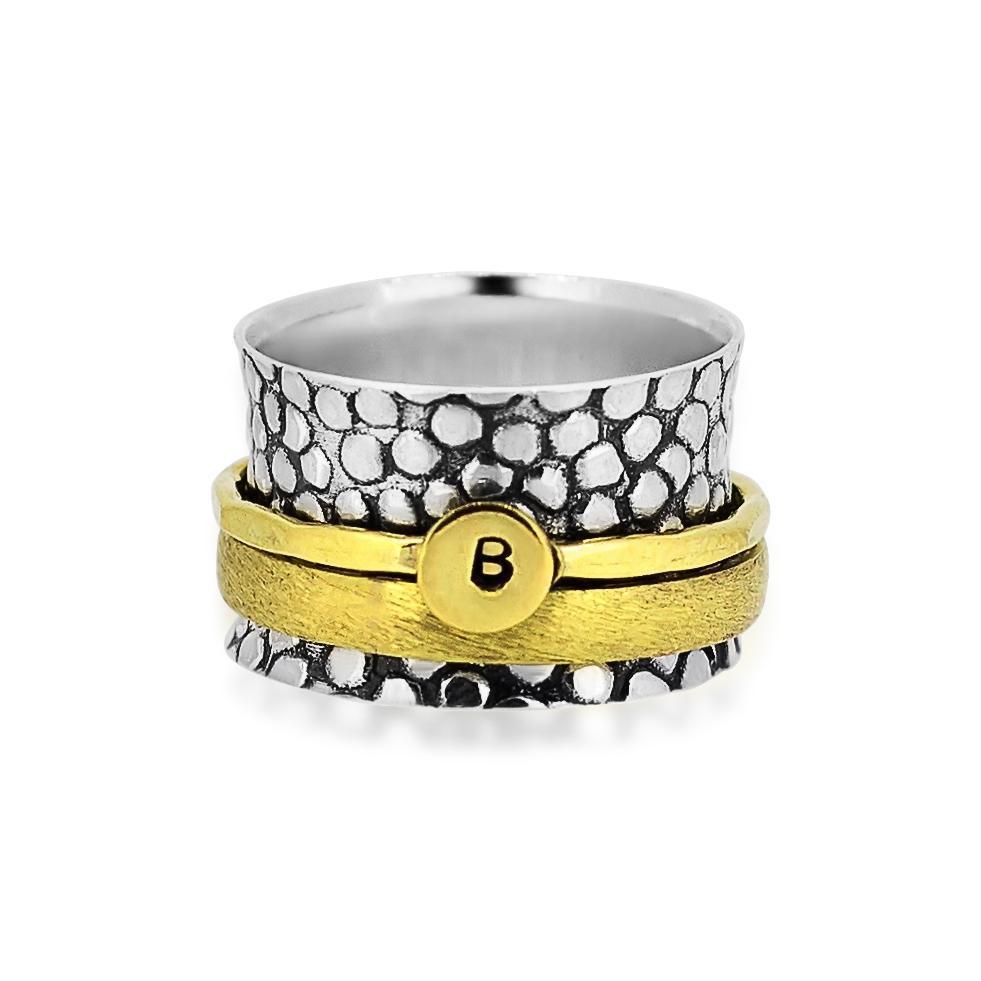initial rings for women