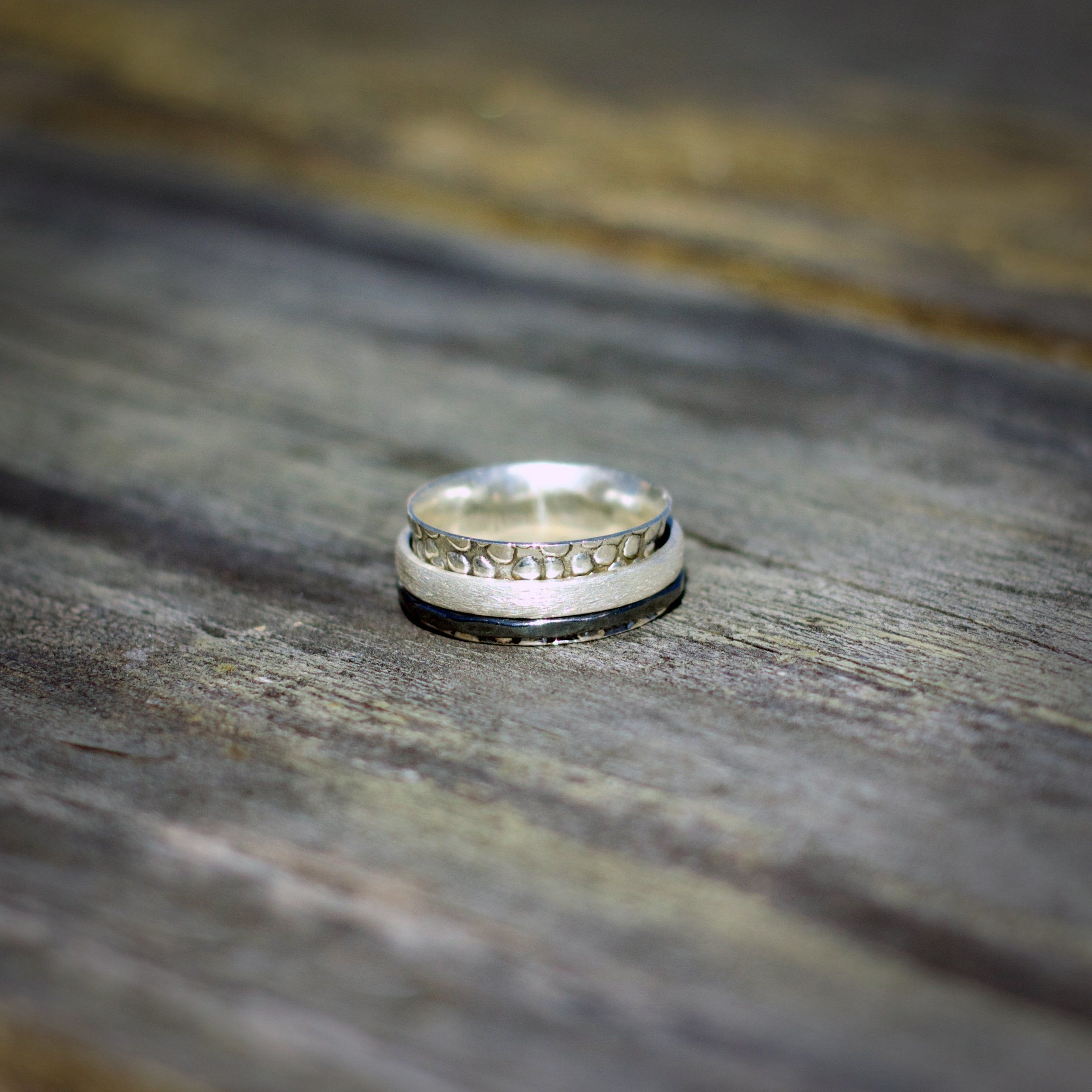 Journey Spinner Ring Women's Engraved Ring