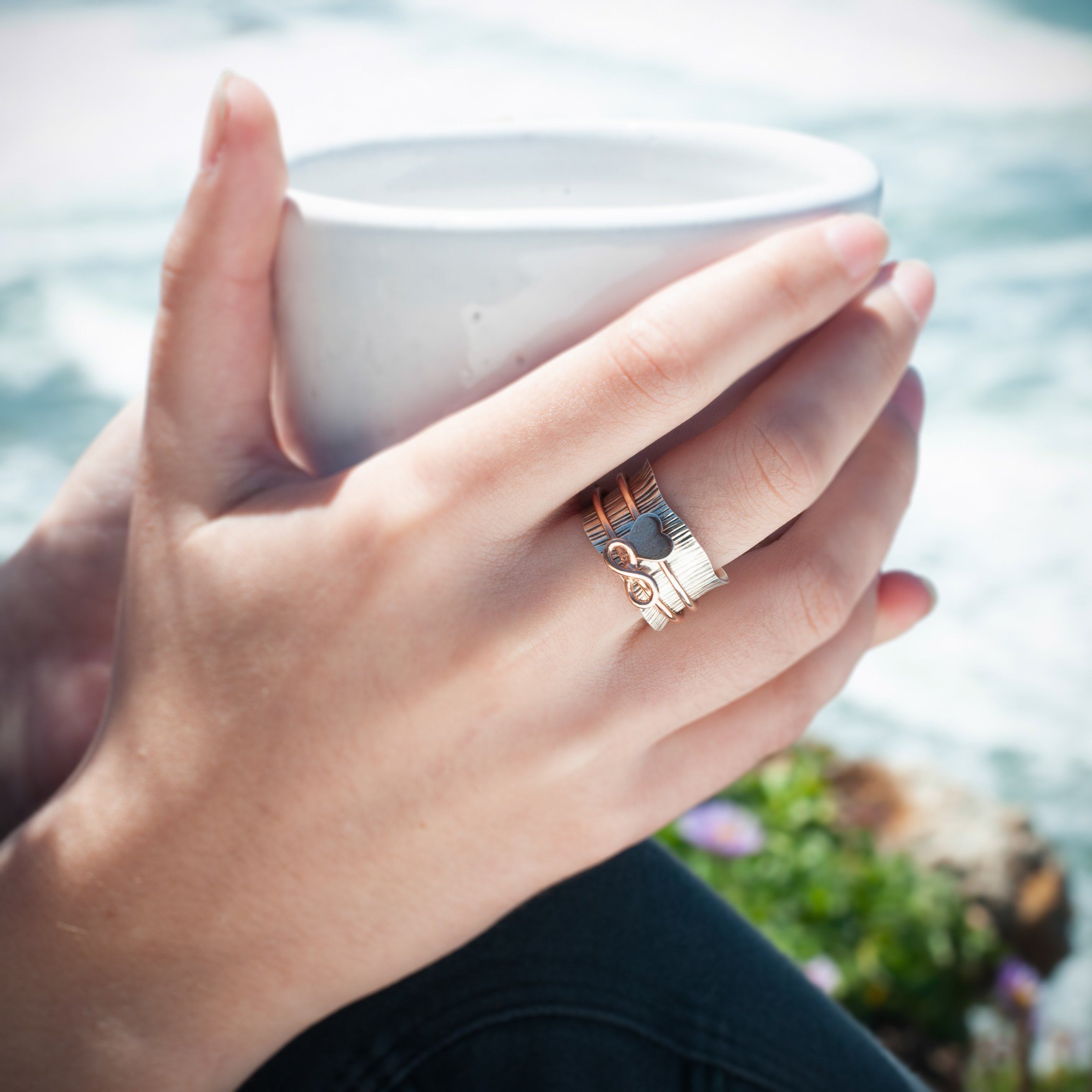 spinner rings for women