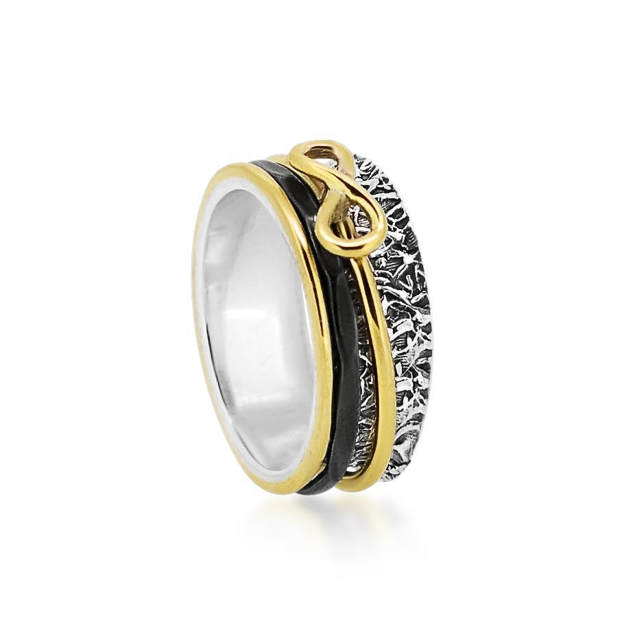 Eternal Love Spinner Ring Women's Engraved Ring