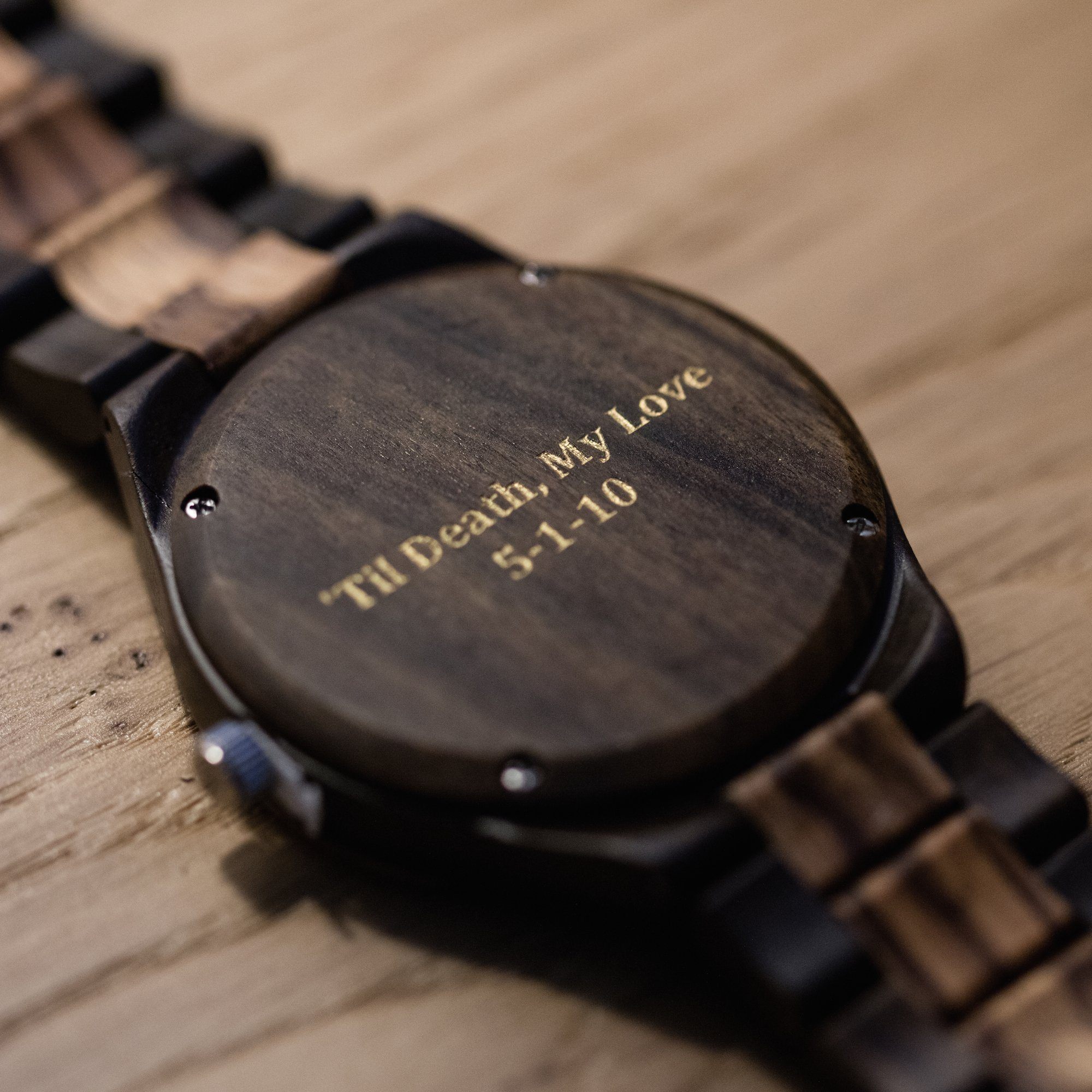 Classic Ebony Chase Men's Wooden Watch