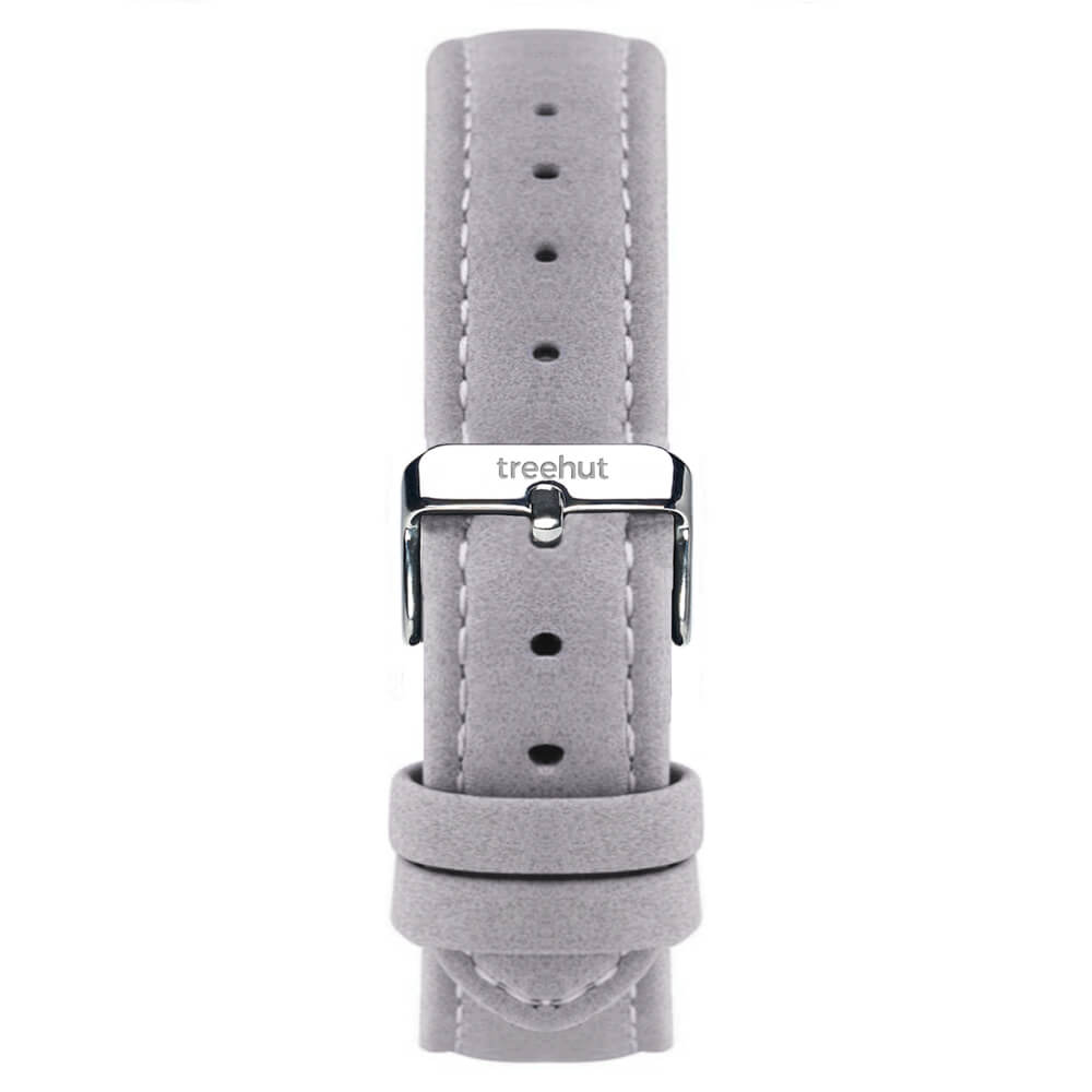 14mm Grey Vegan Leather Band For Women