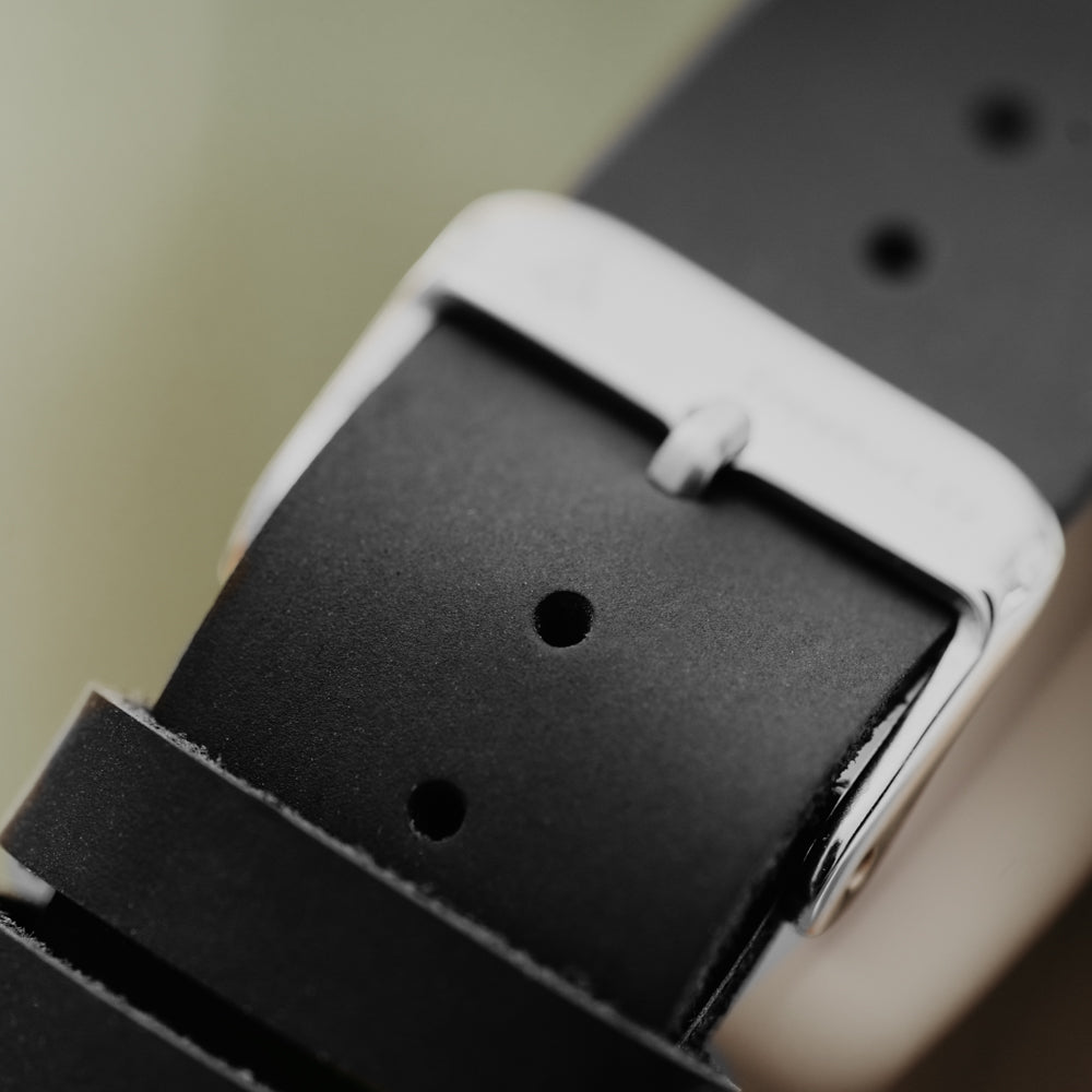 22mm Classic Small Black Band For Men