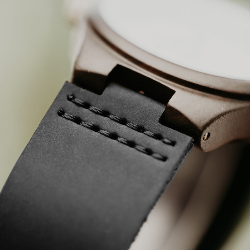 22mm Classic Small Black Band For Men