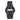 Classic Ebony Theo Monochrome leather Men's Wooden Watch
