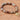 Treehut Women's bracelet handbeaded with earthy and nude brown japser stone beads and a lotus charm