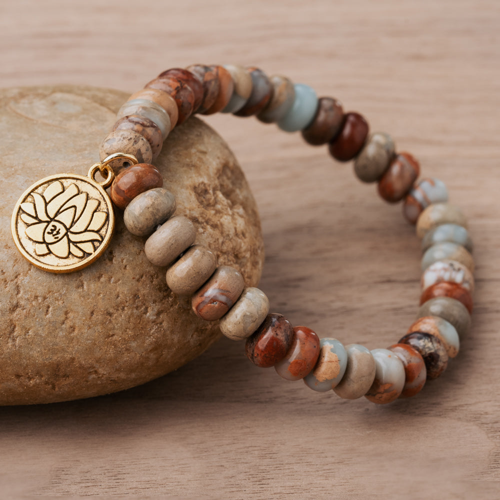jasper stone bracelet