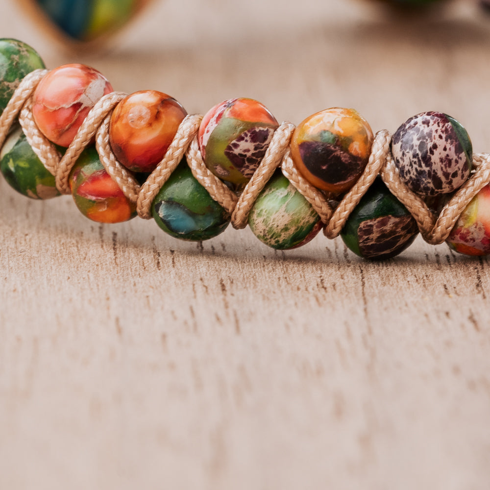 rainbow stone bracelet