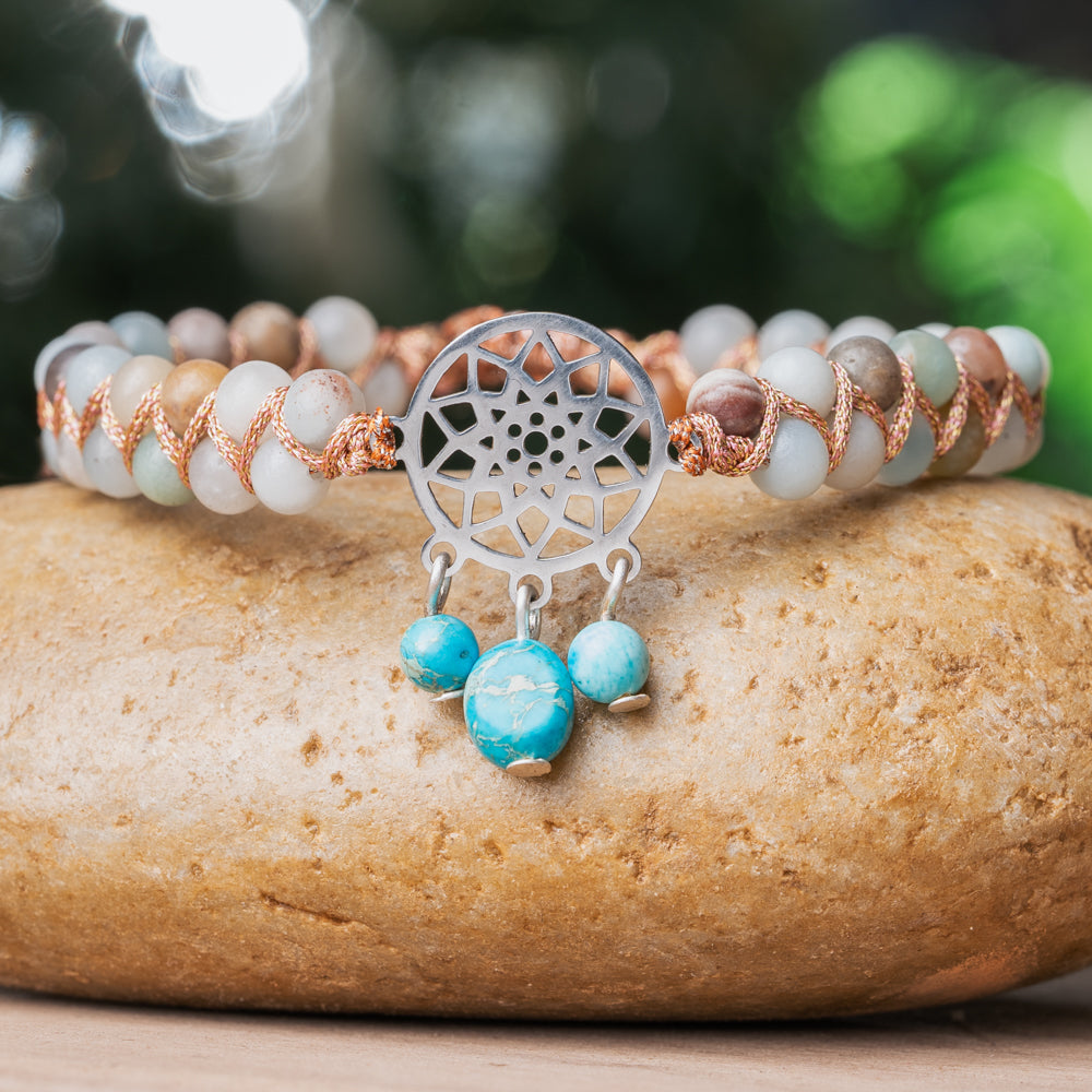 amazonite bead bracelet