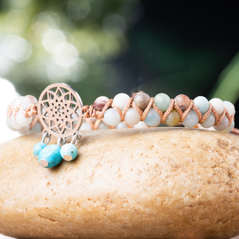 amazonite bead bracelet