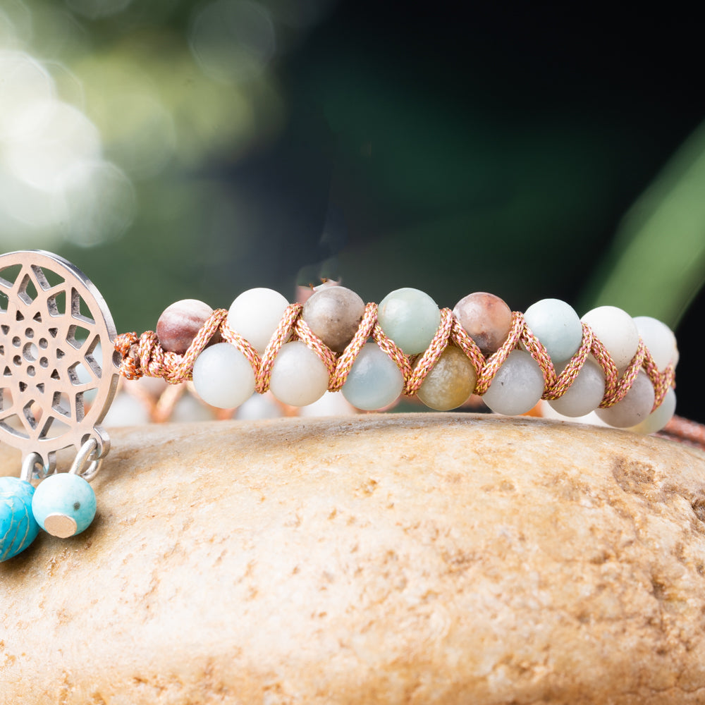 amazonite bead bracelet