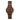 Emma Walnut Noir Women's Wooden Watch