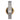 Theory Silver Zebrawood Marble Women's Stainless Steel Wooden Watch