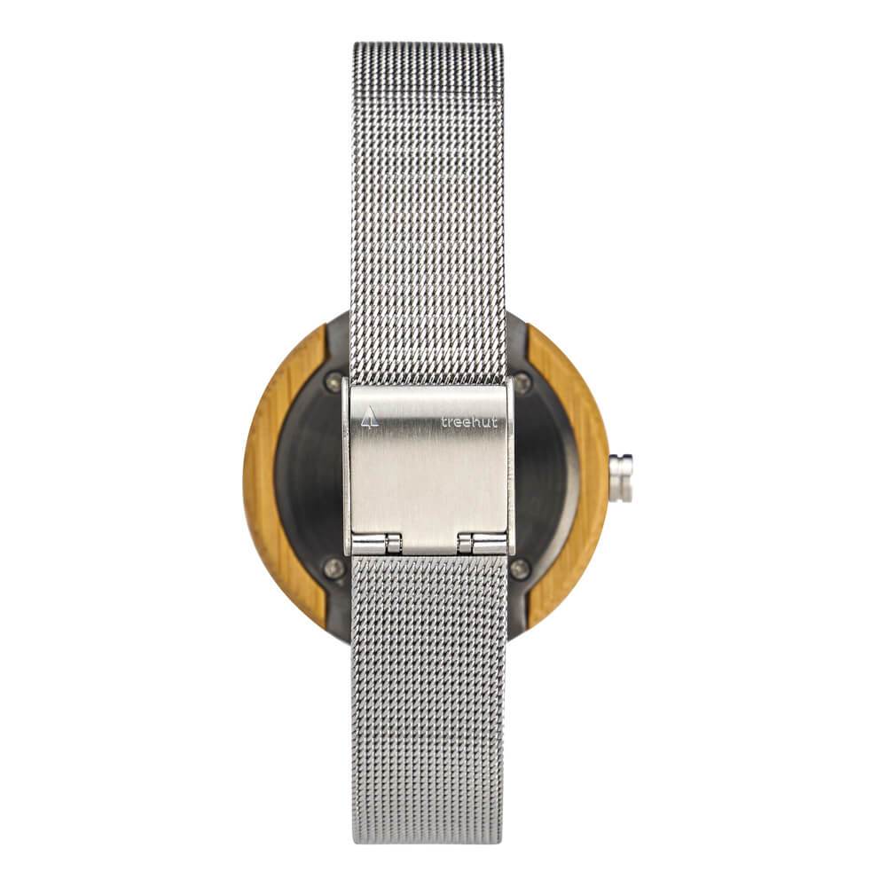Theory Silver Bamboo Marble Women's Stainless Steel Watch