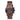North Chocolate Walnut Gold Men’s Chrono Wooden Watch