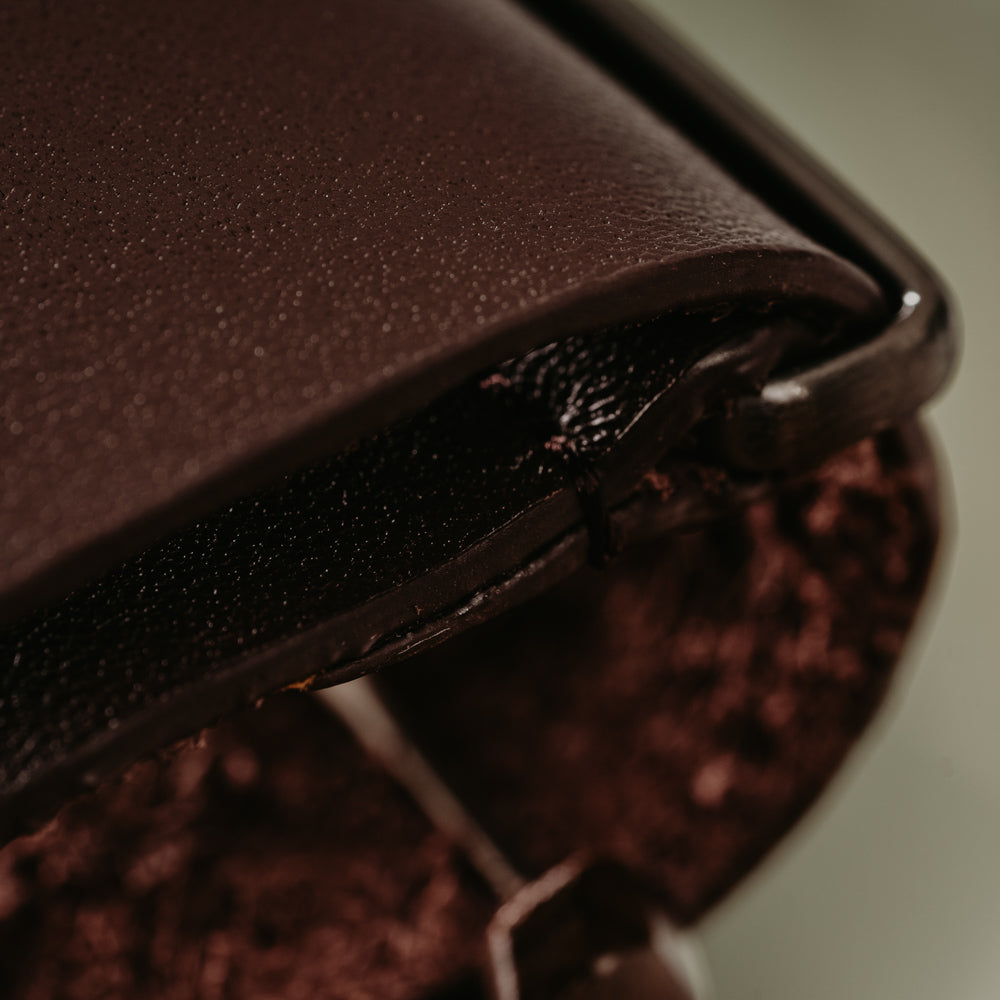 20mm Brown NATO Leather band For Men