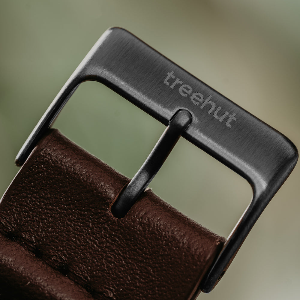 20mm Brown NATO Leather band For Men
