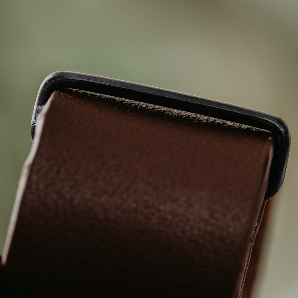 20mm Brown NATO Leather band For Men