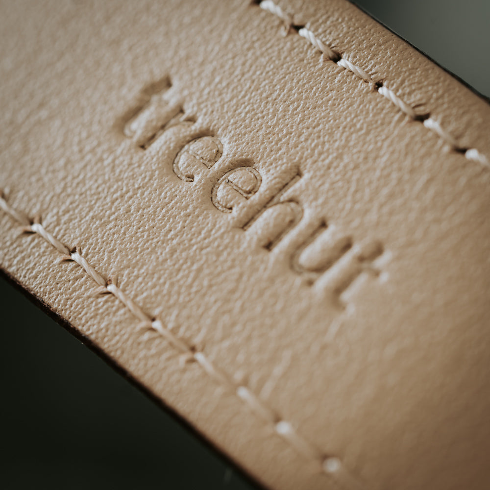 20mm Chestnut Brown Leather Band for Men