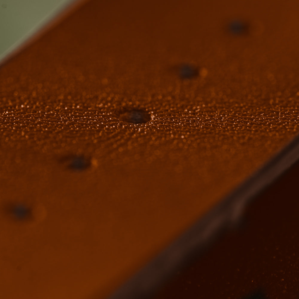 brown leather watch band