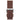 Genuine brown leather watch strap for men
